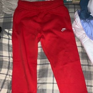 Red Nike Sweats